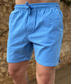 Shorts em Sarja Polo Ralph Lauren - Azul