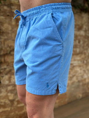 Shorts em Sarja Polo Ralph Lauren - Azul