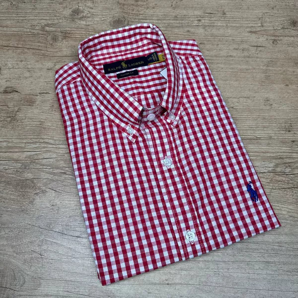 Camisas xadrez manga curta Polo Ralph Lauren