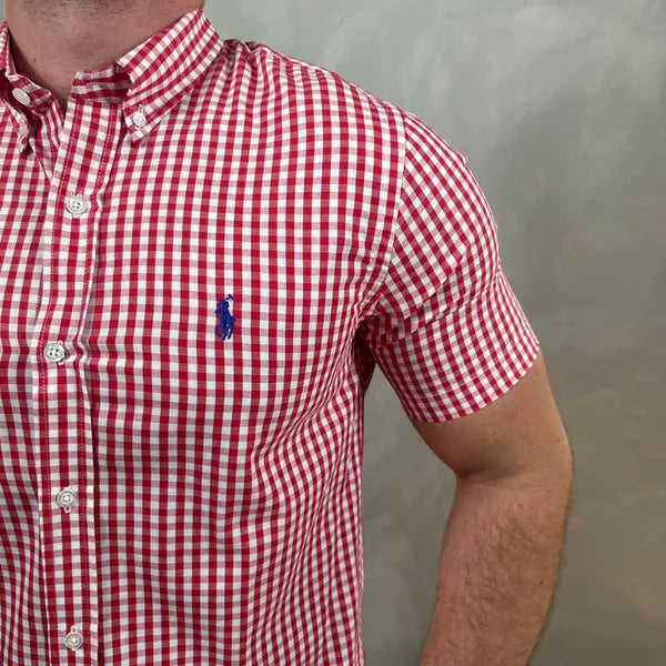 Camisas xadrez manga curta Polo Ralph Lauren