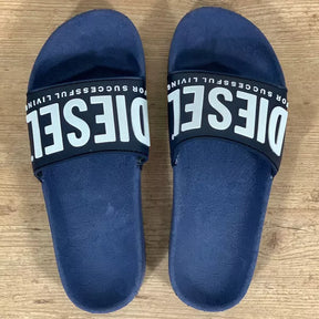 Chinelo Slide Diesel Azul Marinho