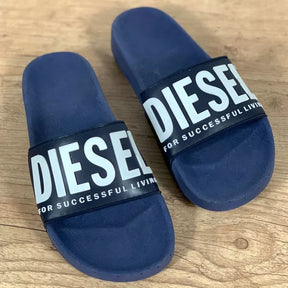 Chinelo Slide Diesel Azul Marinho