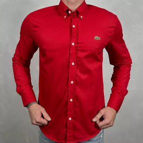 Camisa Manga Longa Lacoste Vermelho