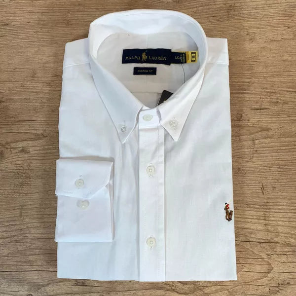 Camisa Manga Longa Polo Ralph Lauren Oxford