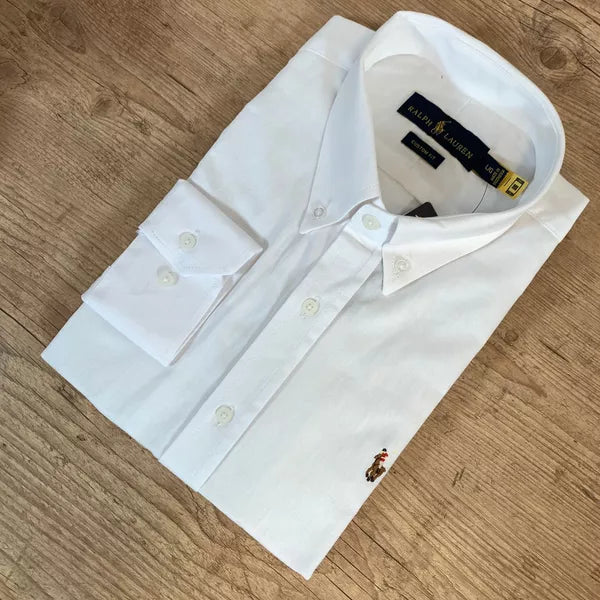 Camisa Manga Longa Polo Ralph Lauren Oxford