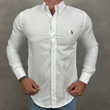 Camisa Manga Longa Polo Ralph Lauren Oxford