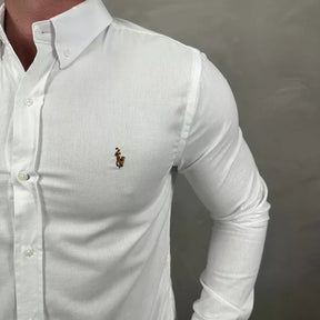 Camisa Manga Longa Polo Ralph Lauren Oxford