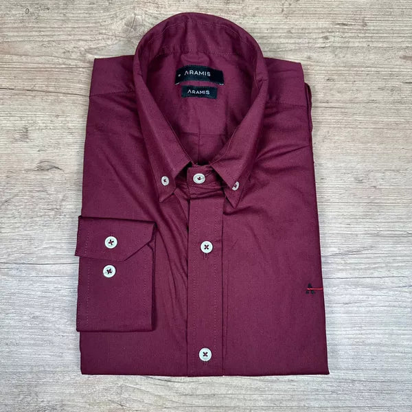 Camisa Manga Longa Aramis Vinho - 41076