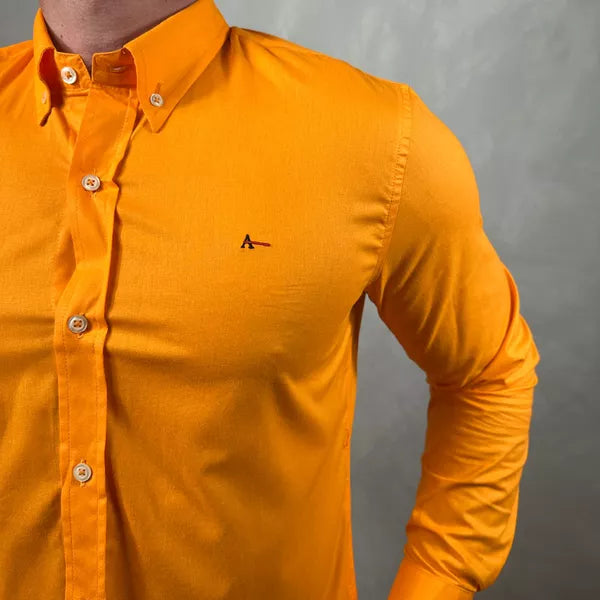 Camisa Manga Longa Aramis Laranja - 41078