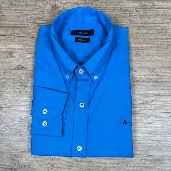 Camisa Manga Longa Aramis Azul - 41081