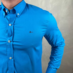 Camisa Manga Longa Aramis Azul - 41081