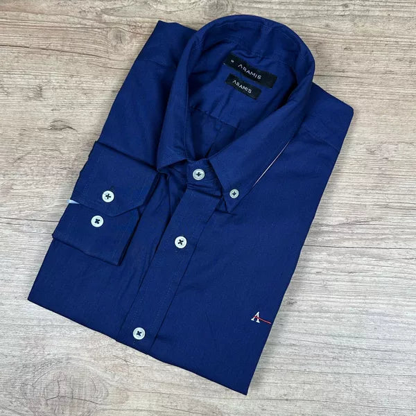 Camisa Manga Longa Aramis Azul - 41082