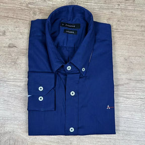 Camisa Manga Longa Aramis Azul - 41082