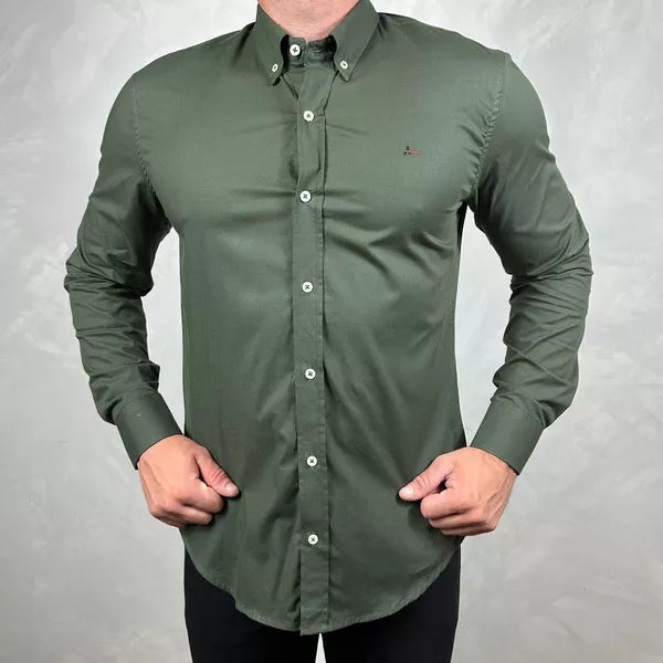 Camisa Manga Longa Aramis Verde - 41086