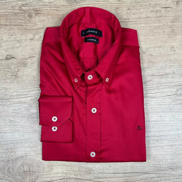 Camisa Manga Longa Aramis Vermelho - 41087