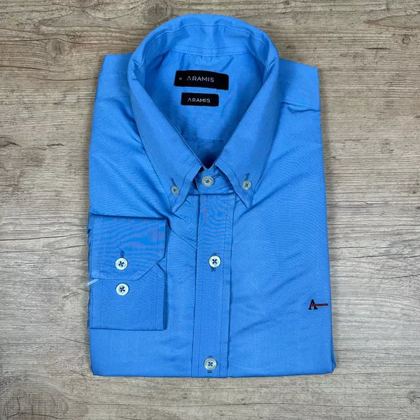 Camisa Manga Longa Aramis Azul - 41089