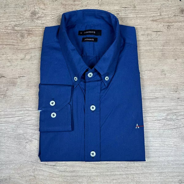 Camisa Manga Longa Aramis Azul - 41090