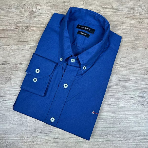 Camisa Manga Longa Aramis Azul - 41090