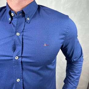 Camisa Manga Longa Aramis Azul - 41090