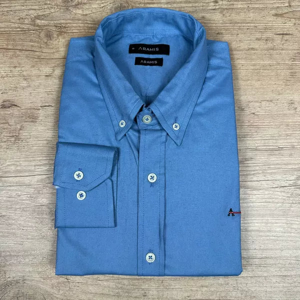 Camisa Manga Longa Aramis Azul - 41092