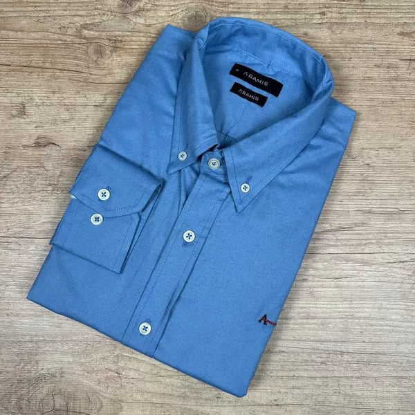 Camisa Manga Longa Aramis Azul - 41092