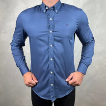 Camisa Manga Longa Aramis Azul - 41093