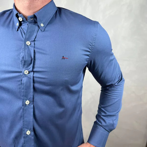 Camisa Manga Longa Aramis Azul - 41093