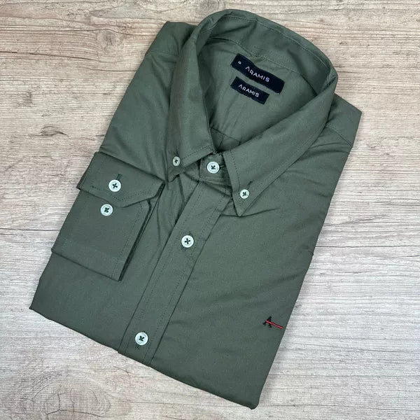 Camisa Manga Longa Verde - 41094