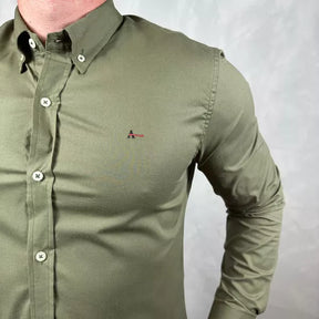 Camisa Manga Longa Verde - 41094