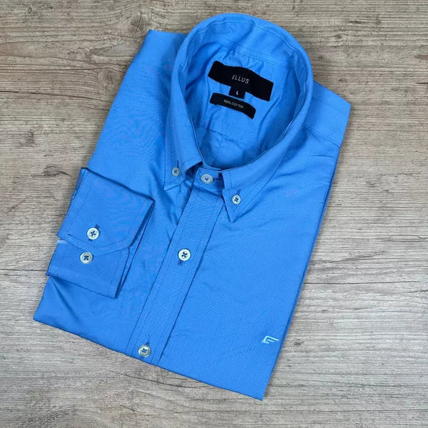 Camisa Manga Longa Ellus Azul - 41100