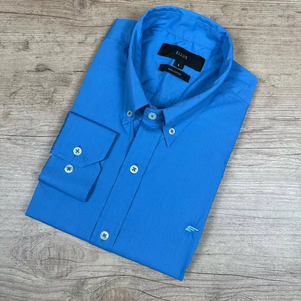 Camisa Manga Longa Ellus Azul - 41103