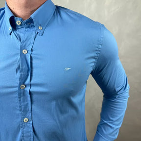 Camisa Manga Longa Ellus Azul - 41103