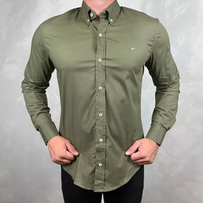 Camisa Manga Longa Ellus Verde Musgo