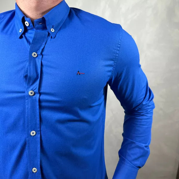 Camisa Manga Longa Aramis Azul Bic - 41112