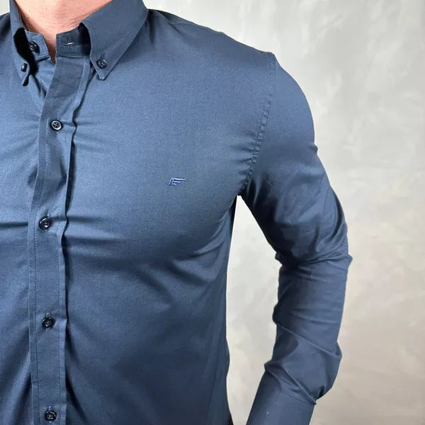 Camisa Manga Longa Ellus Azul - 41113