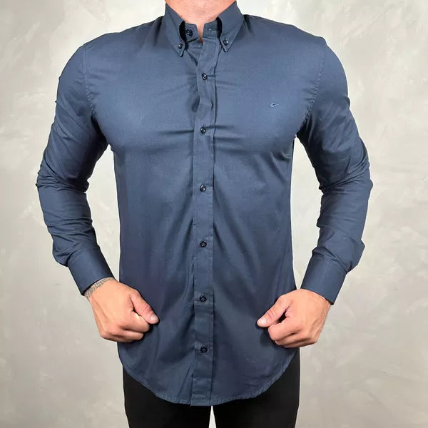 Camisa Manga Longa Ellus Azul - 41113