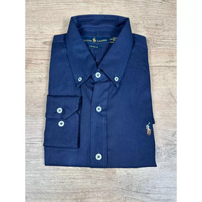 Camisa Manga Longa Polo Ralph Lauren Oxford