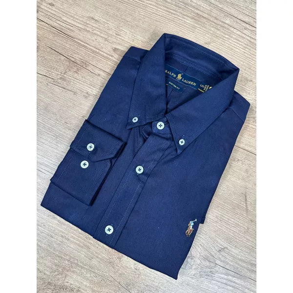 Camisa Manga Longa Polo Ralph Lauren Oxford