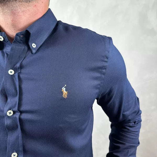 Camisa Manga Longa Polo Ralph Lauren Oxford