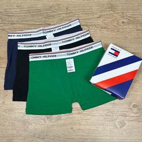 Kit com 3 Cuecas Boxer Tommy Hilfiger