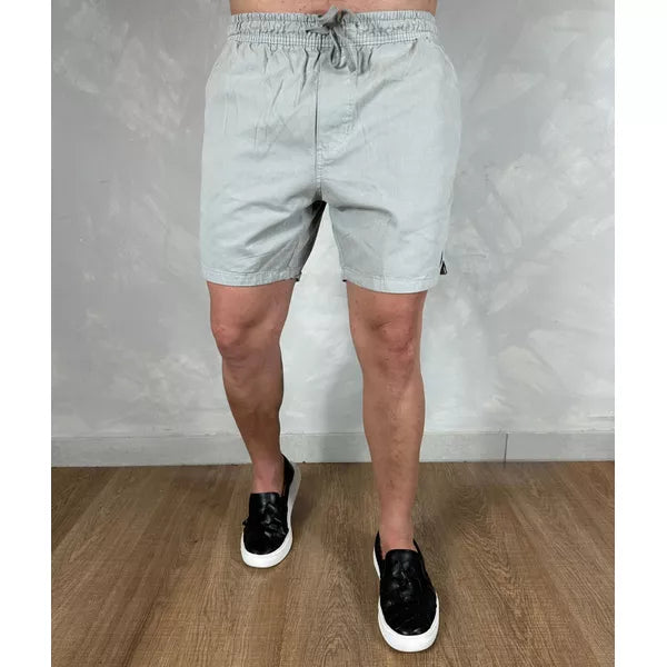 Shorts em Sarja Polo Ralph Lauren - Cinza