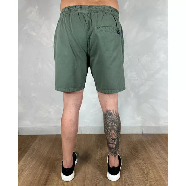 Shorts em Sarja Polo Ralph Lauren - Verde