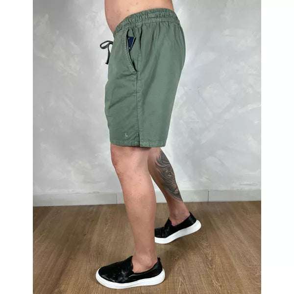 Shorts em Sarja Polo Ralph Lauren - Verde