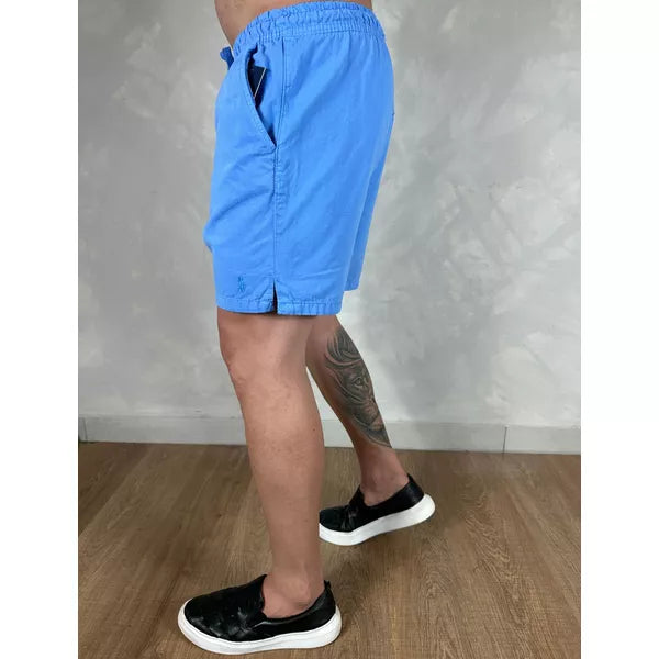 Shorts em Sarja Polo Ralph Lauren - Azul