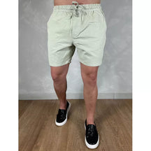 Shorts em Sarja Polo Ralph Lauren - Creme