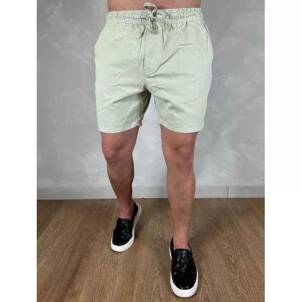 Shorts em Sarja Polo Ralph Lauren - Creme