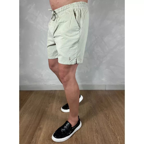 Shorts em Sarja Polo Ralph Lauren - Creme