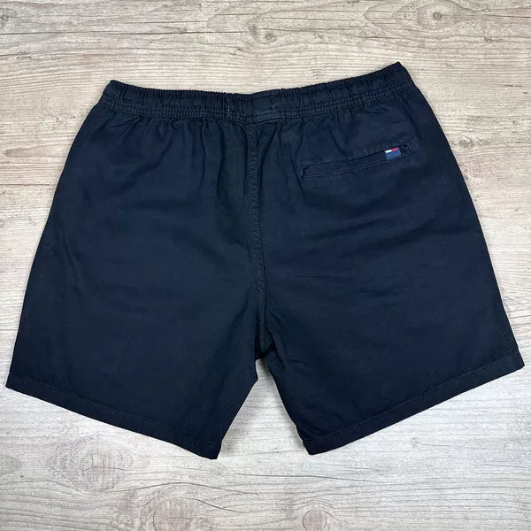 Short em Sarja Tommy Hilfiger Preto