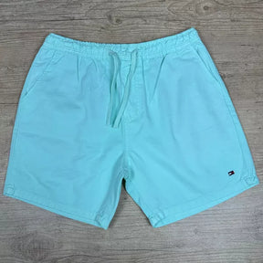 Short em Sarja Tommy Hilfiger Verde água