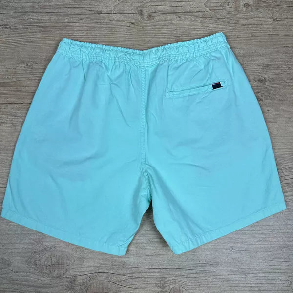 Short em Sarja Tommy Hilfiger Verde água